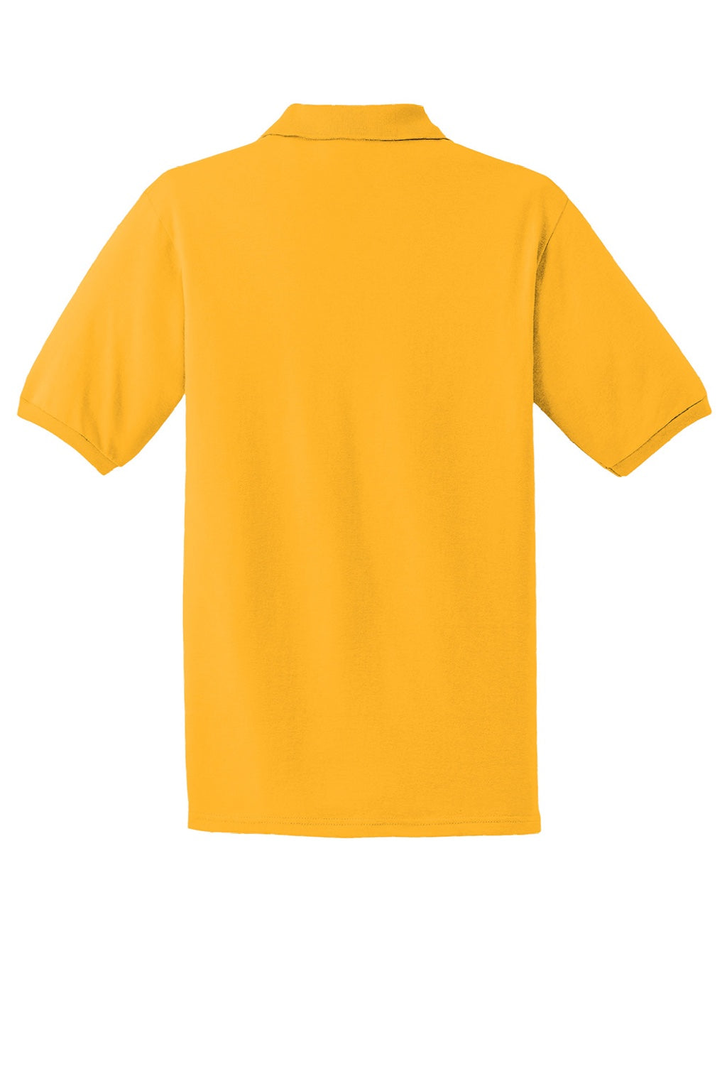 Jerzees 437M/437MSR Mens SpotShield Stain Resistant Short Sleeve Polo Shirt Gold Flat Back