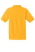 Jerzees 437M/437MSR Mens SpotShield Stain Resistant Short Sleeve Polo Shirt Gold Flat Back