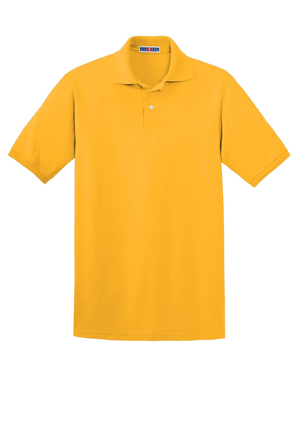 Jerzees 437M/437MSR Mens SpotShield Stain Resistant Short Sleeve Polo Shirt Gold Flat Front