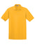 Jerzees 437M/437MSR Mens SpotShield Stain Resistant Short Sleeve Polo Shirt Gold Flat Front