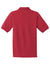 Jerzees 437M/437MSR Mens SpotShield Stain Resistant Short Sleeve Polo Shirt True Red Flat Back