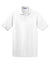 Jerzees 437M/437MSR Mens SpotShield Stain Resistant Short Sleeve Polo Shirt White Flat Front