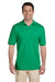 Jerzees 437M/437MSR Mens SpotShield Stain Resistant Short Sleeve Polo Shirt Kelly Green Model Front