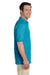 Jerzees 437M/437MSR Mens SpotShield Stain Resistant Short Sleeve Polo Shirt California Blue Model Side