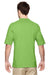 Jerzees 437M/437MSR Mens SpotShield Stain Resistant Short Sleeve Polo Shirt Kiwi Green Model Back