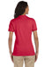 Jerzees 437WR Womens SpotShield Stain Resistant Short Sleeve Polo Shirt True Red Model Back