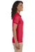 Jerzees 437WR Womens SpotShield Stain Resistant Short Sleeve Polo Shirt True Red Model Side