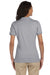 Jerzees 437WR Womens SpotShield Stain Resistant Short Sleeve Polo Shirt Oxford Grey Model Back
