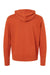 Independent Trading Co. PRM90HTZ Mens French Terry Full Zip Hooded Sweatshirt Hoodie Heather Burnt Orange Flat Back