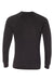 Independent Trading Co. PRM30SBC Mens Special Blend Crewneck Raglan Sweatshirt Black Flat Back