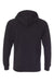 Independent Trading Co. PRM33SBP Mens Special Blend Raglan Hooded Sweatshirt Hoodie Black Flat Back