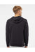 Independent Trading Co. PRM33SBP Mens Special Blend Raglan Hooded Sweatshirt Hoodie Black Model Back