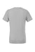 Bella + Canvas BC3413/3413C/3413 Mens Short Sleeve Crewneck T-Shirt Athletic Grey Flat Back