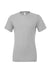 Bella + Canvas BC3413/3413C/3413 Mens Short Sleeve Crewneck T-Shirt Athletic Grey Flat Front
