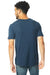 Alternative 4400HM Mens Modal Short Sleeve Crewneck T-Shirt Midnight Navy Blue Model Back