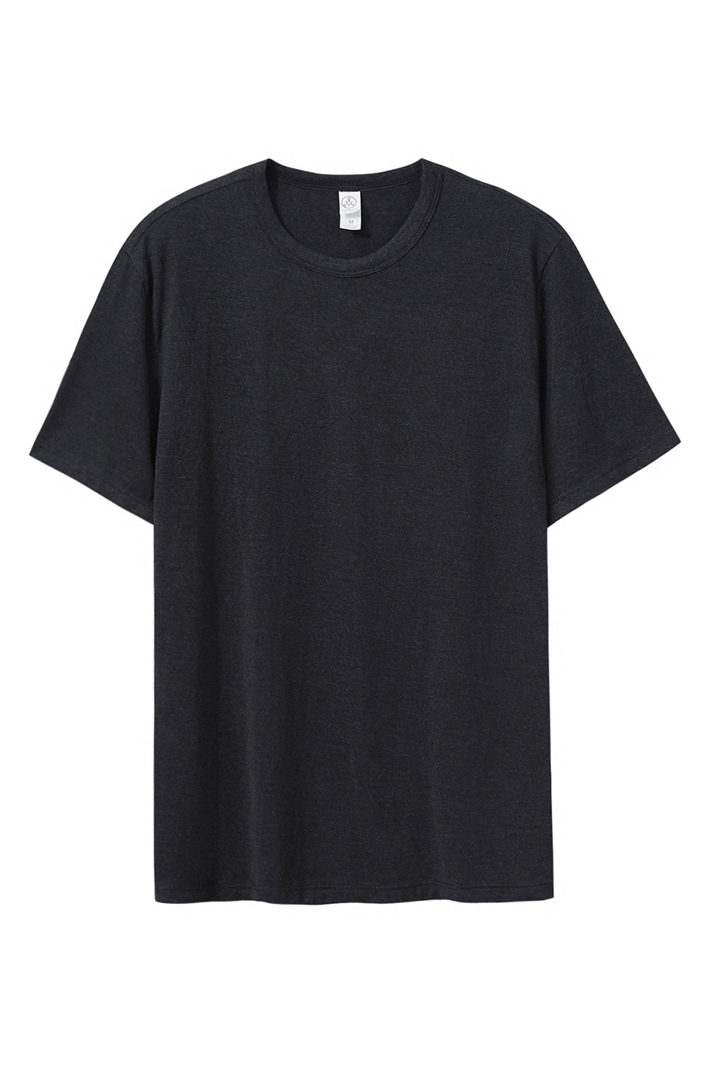 Alternative 4400HM Mens Modal Short Sleeve Crewneck T-Shirt Black Flat Front