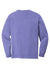 Comfort Colors 4410/C4410 Mens Long Sleeve Crewneck T-Shirt w/ Pocket Violet Purple Flat Back