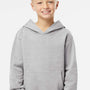 Independent Trading Company Youth Hooded Sweatshirt Hoodie w/ Pouch Pocket - Heather Grey