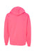 Independent Trading Co. SS4500 Mens Hooded Sweatshirt Hoodie Neon Pink Flat Back