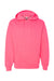 Independent Trading Co. SS4500 Mens Hooded Sweatshirt Hoodie Neon Pink Flat Front