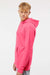 Independent Trading Company SS4500 Mens Hooded Sweatshirt Hoodie w/ Pouch Pocket Neon Pink Model Side