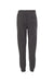 Burnside BU8800 Mens Fleece Jogger Sweatpants w/ Pockets Charcoal Grey Flat Back