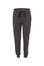 Burnside BU8800 Mens Fleece Jogger Sweatpants w/ Pockets Charcoal Grey Flat Front