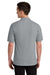 Jerzees 443M Mens Short Sleeve Polo Shirt Heather Grey Model Back