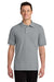 Jerzees 443M Mens Short Sleeve Polo Shirt Heather Grey Model Front