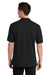 Jerzees 443M Mens Short Sleeve Polo Shirt Black Model Back