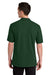 Jerzees 443M Mens Short Sleeve Polo Shirt Forest Green Model Back