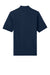 Jerzees 443M Mens Short Sleeve Polo Shirt Navy Blue Flat Back