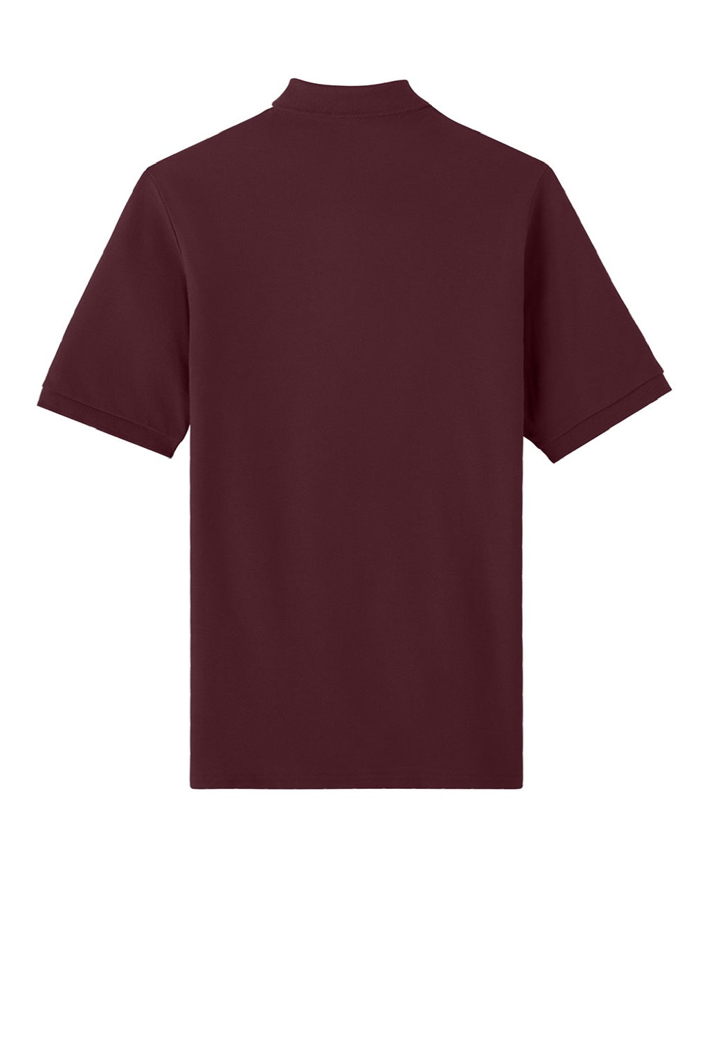 Jerzees 443M Mens Short Sleeve Polo Shirt Maroon Flat Back