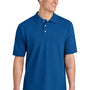 Jerzees Mens Short Sleeve Polo Shirt - Royal Blue