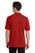 Jerzees 443M Mens Short Sleeve Polo Shirt True Red Model Back
