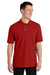 Jerzees 443M Mens Short Sleeve Polo Shirt True Red Model Front