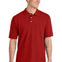 Jerzees Mens Short Sleeve Polo Shirt - True Red