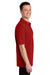 Jerzees 443M Mens Short Sleeve Polo Shirt True Red Model Side