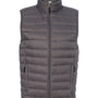 Weatherproof Mens 32 Degrees Packable Down Wind & Water Resistant Full Zip Vest - Dark Pewter Grey