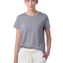Alternative Womens Modal Short Sleeve Crewneck T-Shirt - Nickel Grey