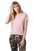 Alternative 4450HM Womens Modal Short Sleeve Crewneck T-Shirt Rose Quartz Pink Model Front