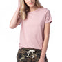Alternative Womens Modal Short Sleeve Crewneck T-Shirt - Rose Quartz Pink