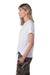 Alternative 4450HM Womens Modal Short Sleeve Crewneck T-Shirt White Model Side