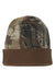 Kati Hats LCB12 Unisex Camo Cuffed Beanie Realtree AP/Brown Flat Back
