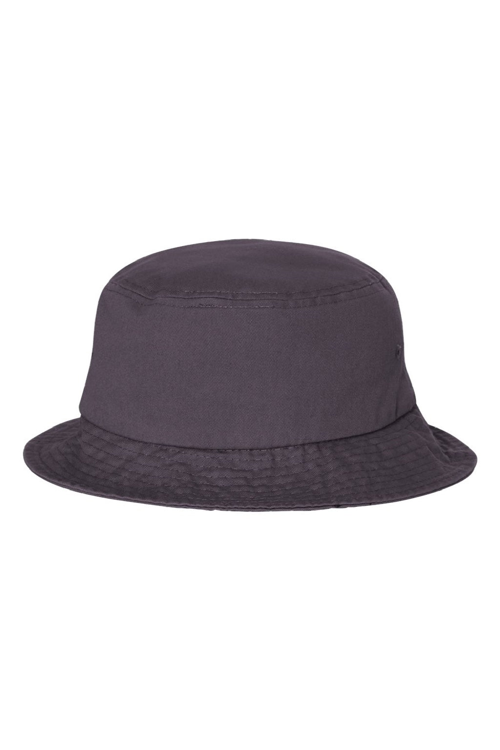 Sportsman Hats 2050 Mens Bucket Hat Charcoal Grey Flat Front