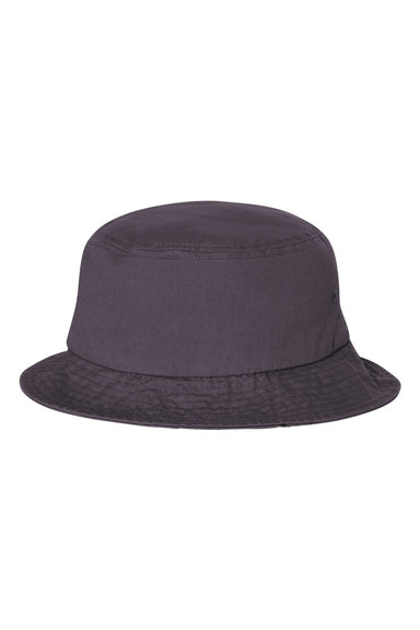 Sportsman 2050 Mens Bucket Hat Charcoal Grey Flat Front