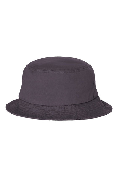 Sportsman Hats 2050 Mens Bucket Hat Charcoal Grey Flat Front