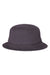 Sportsman Hats 2050 Mens Bucket Hat Charcoal Grey Flat Front