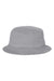 Sportsman Hats 2050 Mens Bucket Hat Grey Flat Back