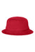 Sportsman Hats 2050 Mens Bucket Hat Red Flat Front